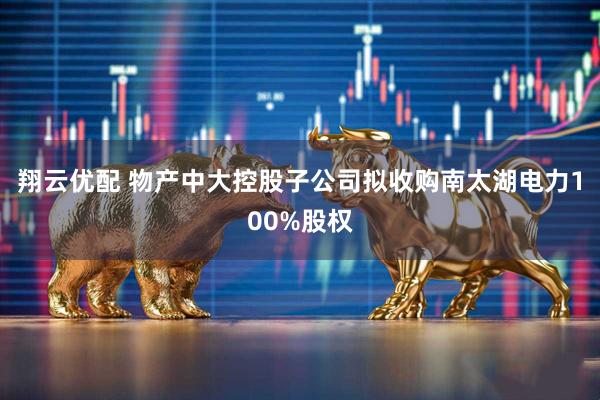 翔云优配 物产中大控股子公司拟收购南太湖电力100%股权